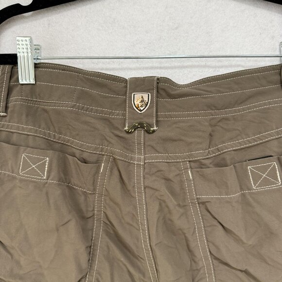 Kuhl Shorts Mens 32 Brown Stretch Nylon Spandex Hiking Outdoor Cargo Quick Dry - Picture 11 of 16
